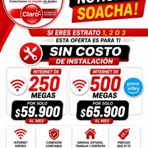 $65900 Internet 500 Mg (solo en SOACHA)
